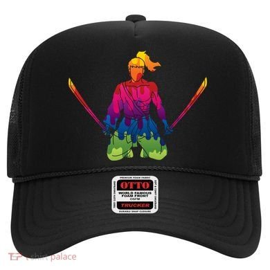 Colorful Samurai Katanas Swords Warrior Hat