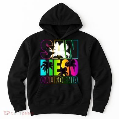 Colorful San Diego California Hoodie