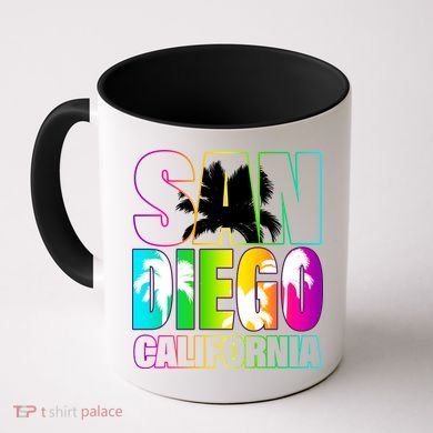 Colorful San Diego California Coffee Mug