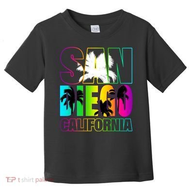 Colorful San Diego California Toddler T-Shirt