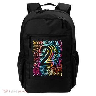 Colorful Second 2nd Grade Word Art Backpack