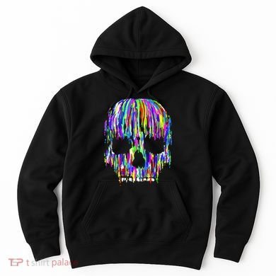 Colorful Skull Head Hoodie