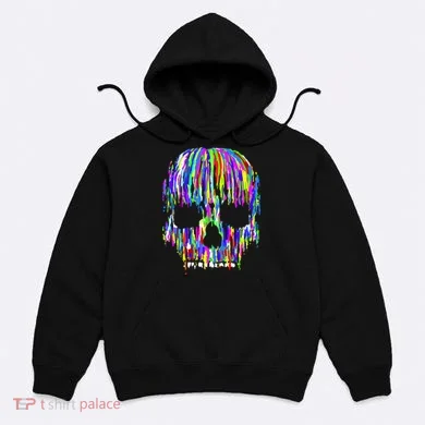 Colorful Skull Head Hoodie