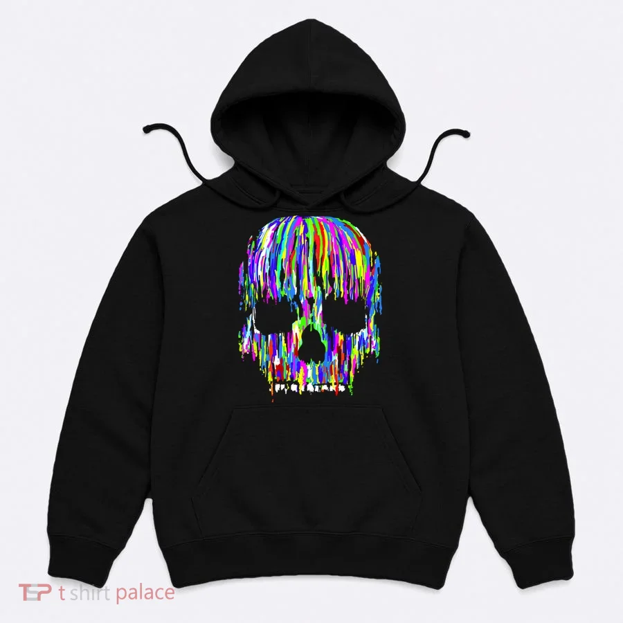 Colorful Skull Head Hoodie