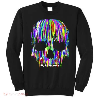 Colorful Skull Head Sweatshirt
