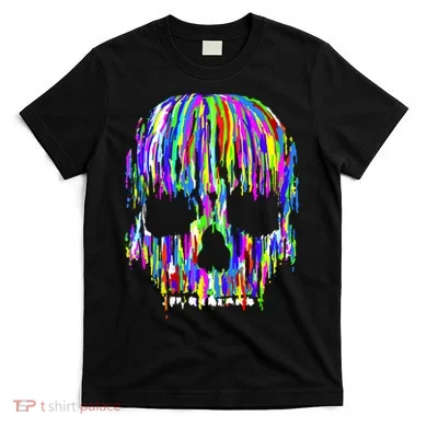 Colorful Skull Head T-Shirt