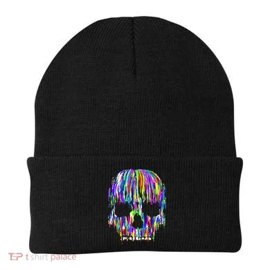 Colorful Skull Head Beanie