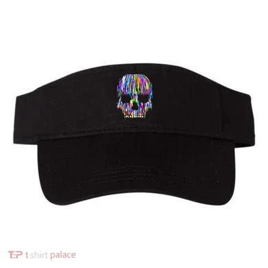 Colorful Skull Head Visor