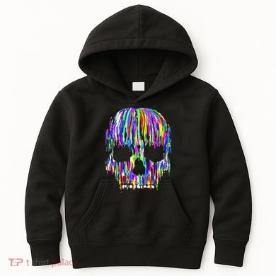 Colorful Skull Head Kids Hoodie
