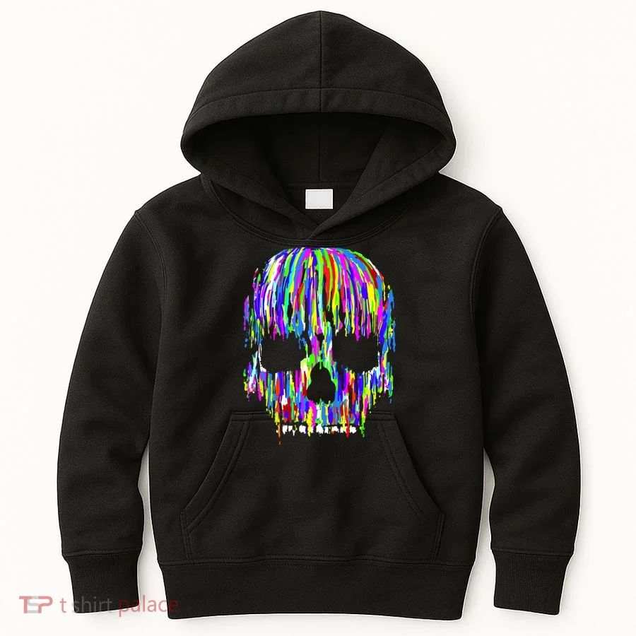 Colorful Skull Head Kids Hoodie