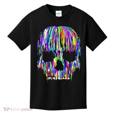 Colorful Skull Head Kids T-Shirt