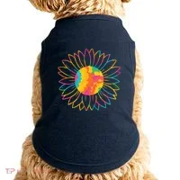 Colorful Sunflower Doggie Tank thumb 0