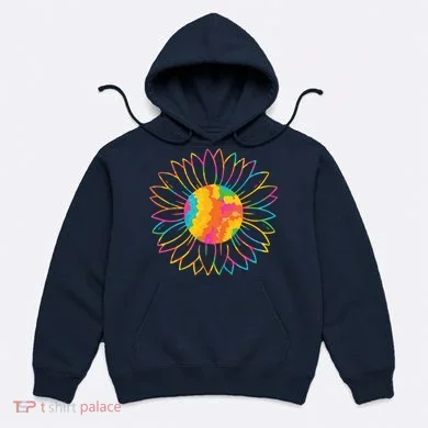 Colorful Sunflower Hoodie