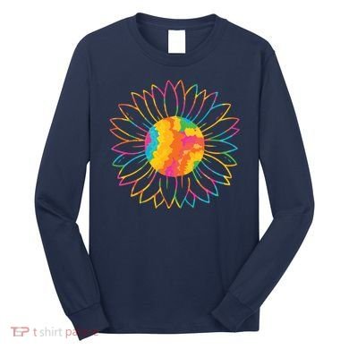Colorful Sunflower Long Sleeve Shirt