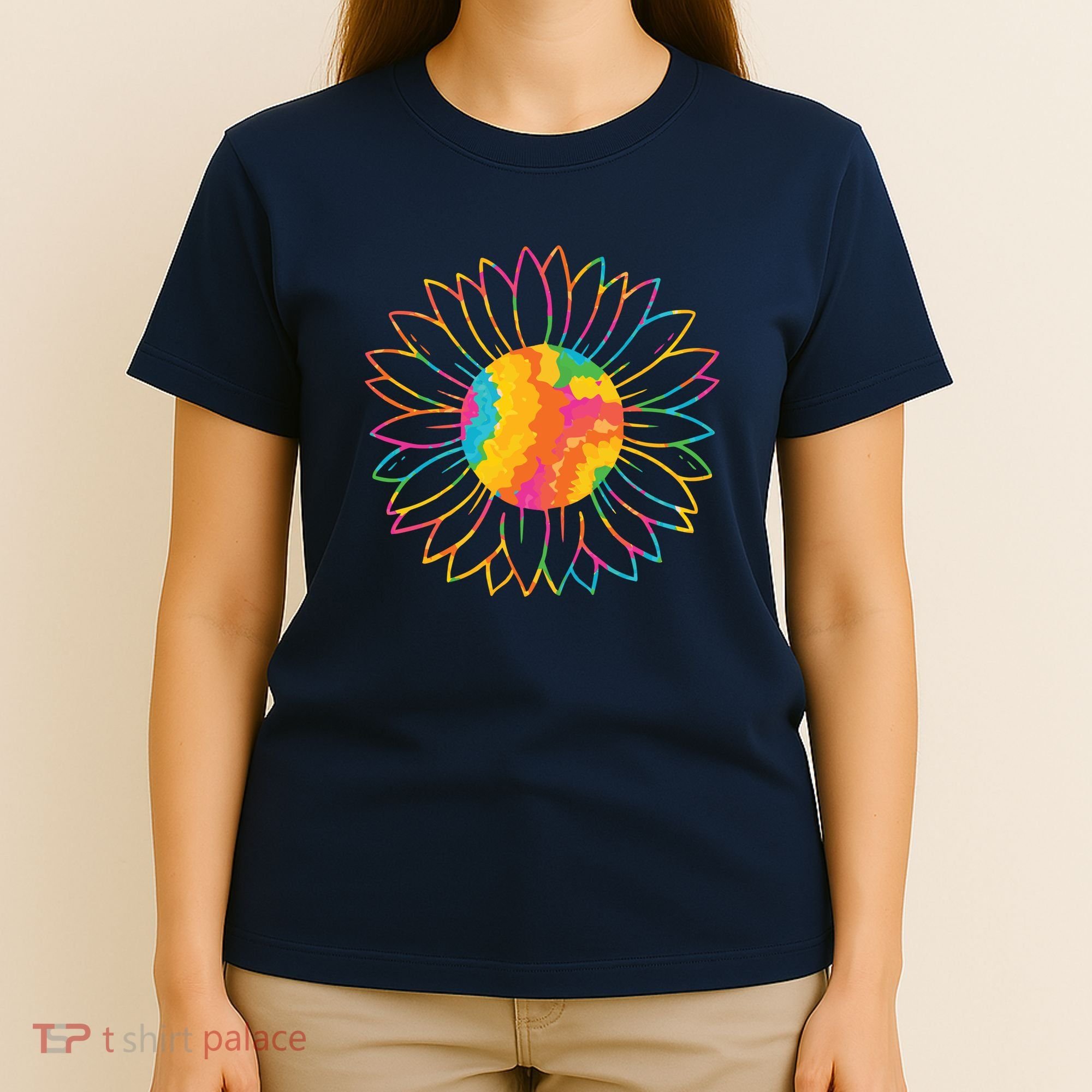 Colorful Sunflower T-Shirt