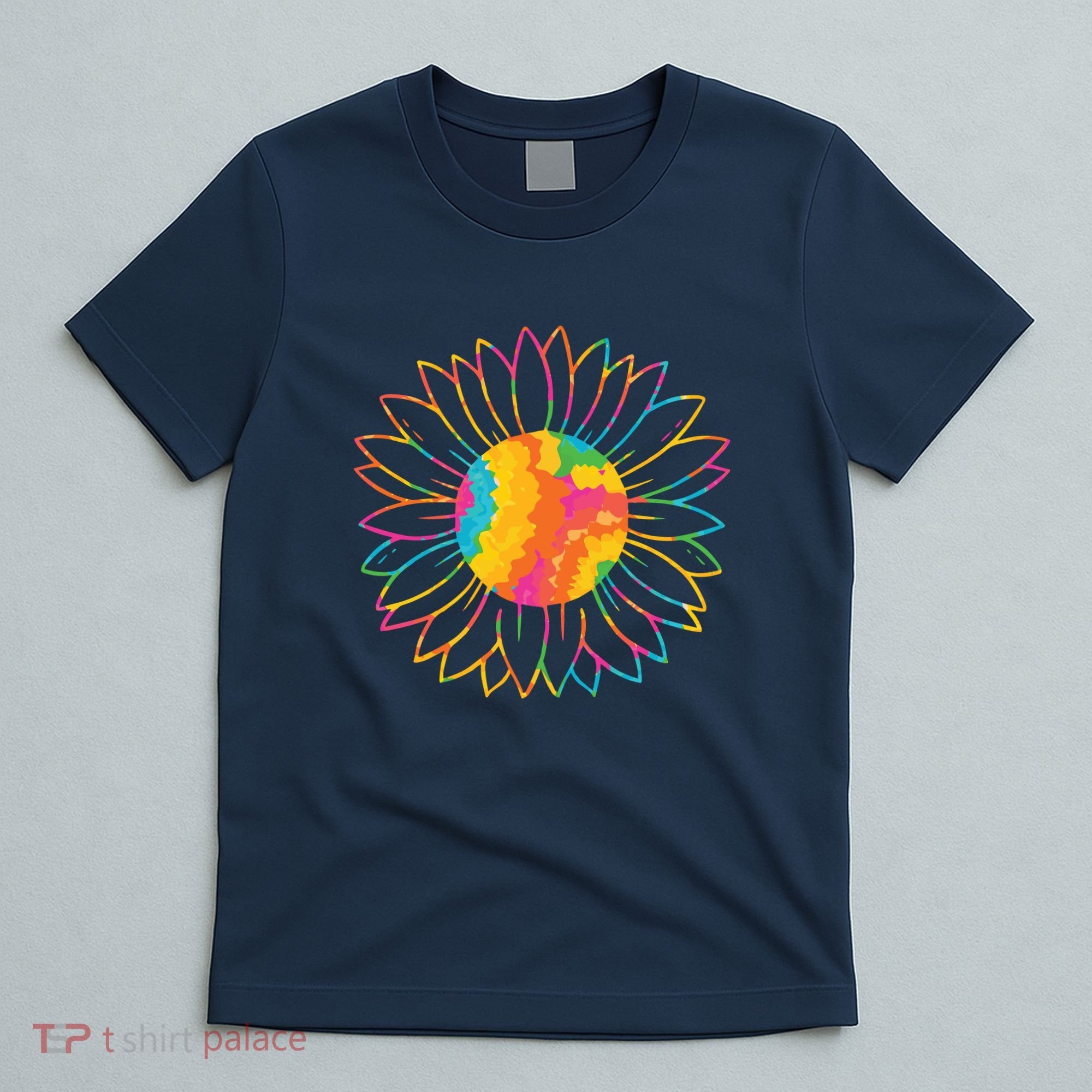 Colorful Sunflower T-Shirt