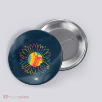 Colorful Sunflower Button thumb 0