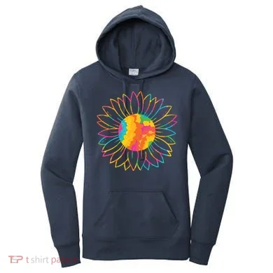 Colorful Sunflower Women's Hoodie
