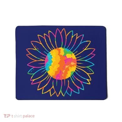 Colorful Sunflower Mousepad