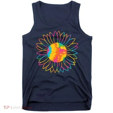 Colorful Sunflower Tank Top