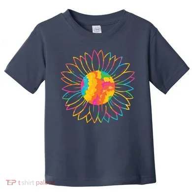 Colorful Sunflower Toddler T-Shirt