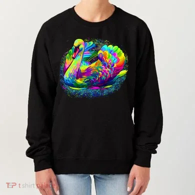 Colorful Swan Women's Sweatshirt