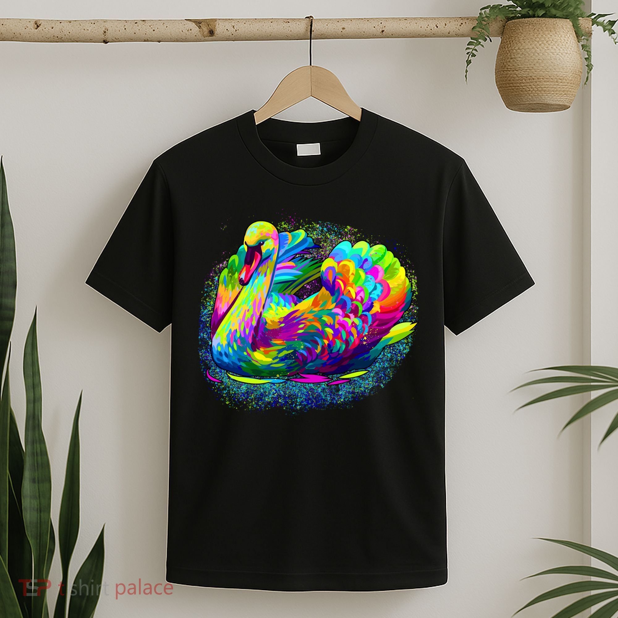 Colorful Swan T-Shirt