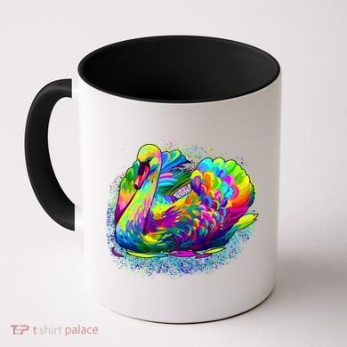 Colorful Swan Coffee Mug