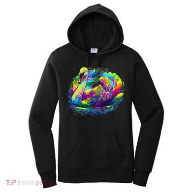 Colorful Swan Women's Hoodie