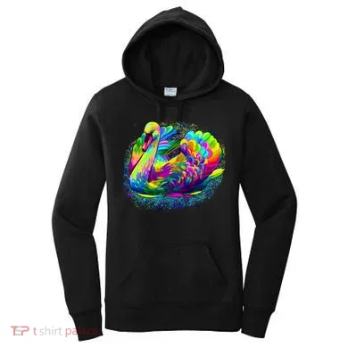 Colorful Swan Women's Hoodie