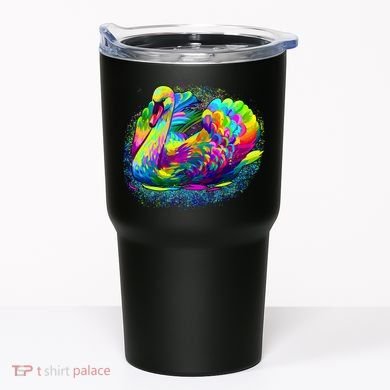 Colorful Swan Tumbler