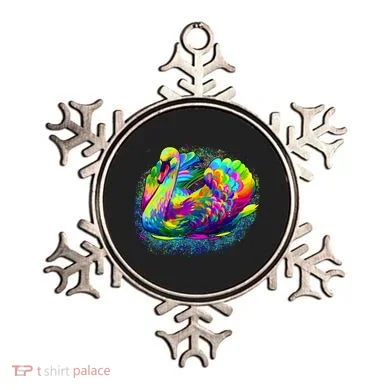 Colorful Swan Ornament