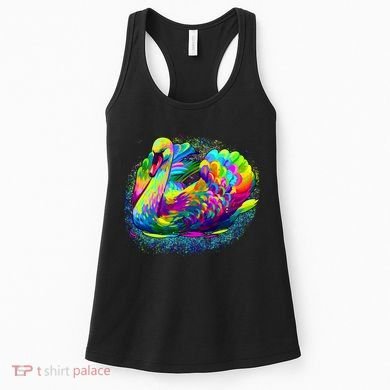 Colorful Swan Women's Tank Top
