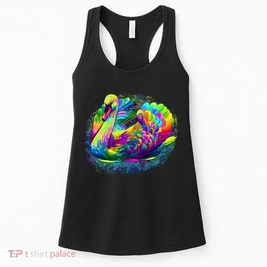 Colorful Swan Women's Tank Top