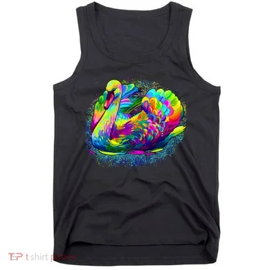 Colorful Swan Tank Top