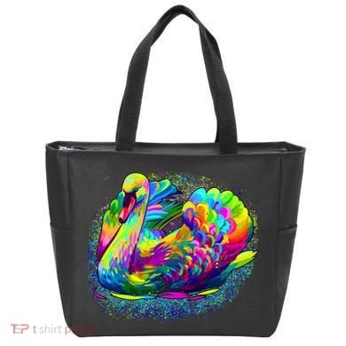 Colorful Swan Bag