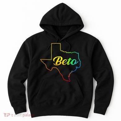 Colorful Texas Senate Beto Rainbow Hoodie