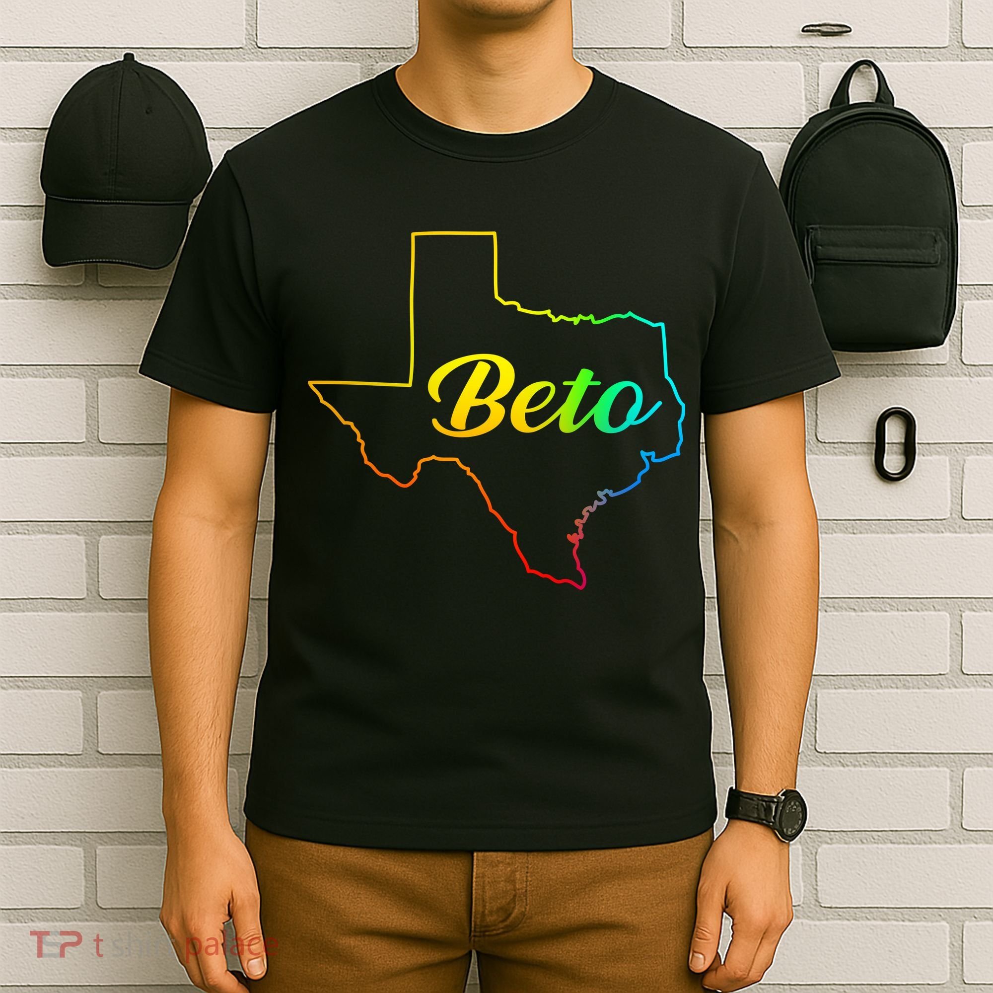 Colorful Texas Senate Beto Rainbow T-Shirt