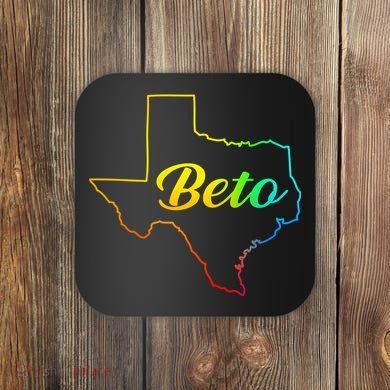 Colorful Texas Senate Beto Rainbow Coaster