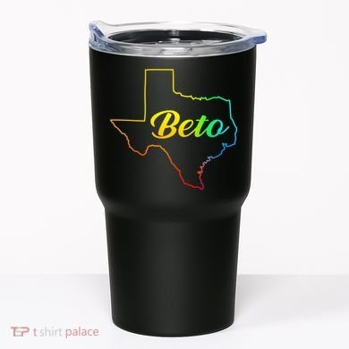 Colorful Texas Senate Beto Rainbow Tumbler