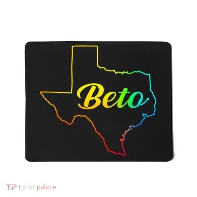 Colorful Texas Senate Beto Rainbow Mousepad