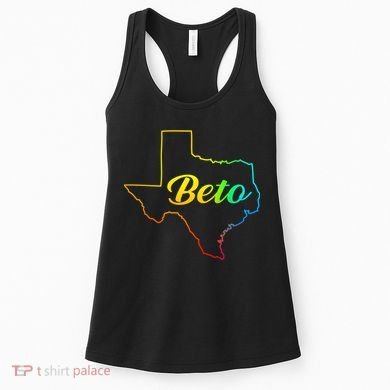 Colorful Texas Senate Beto Rainbow Women's Tank Top