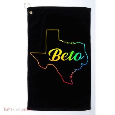 Colorful Texas Senate Beto Rainbow Golf Towel