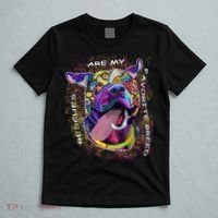 Colorful Texture Boxer Dog Rescues Are My Favorite Breeds T-Shirt thumb 5