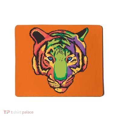 Colorful Tiger Head Mousepad