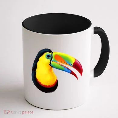 Colorful Toucan Coffee Mug back
