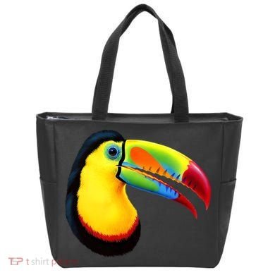 Colorful Toucan Tote Bag