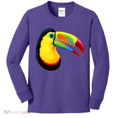 Colorful Toucan Kids Long Sleeve Shirt