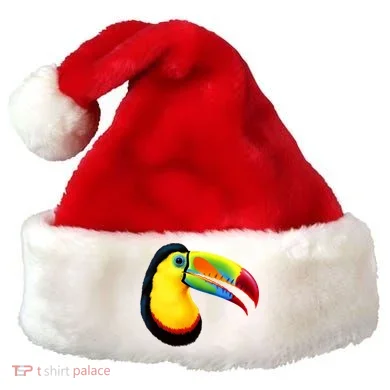 Colorful Toucan Santa Hat