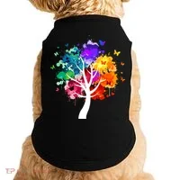 Colorful tree of life Doggie Tank thumb 0
